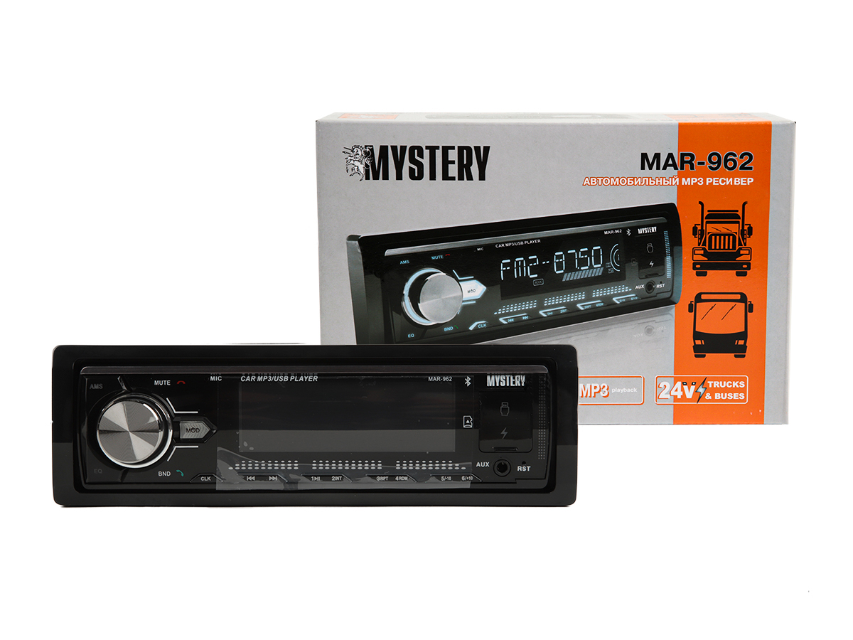 1-DIN USB/SD-ресиверы (без CD) Mystery MAR-962 