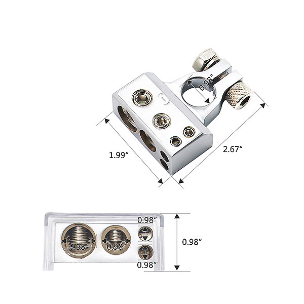 Клеммы аккумуляторные Recoil RBT 