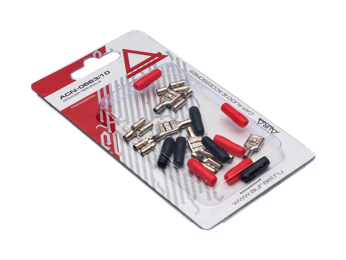 Клеммы акустические, силовые, коннекторы, гильзы AurA ACN-0663/10 