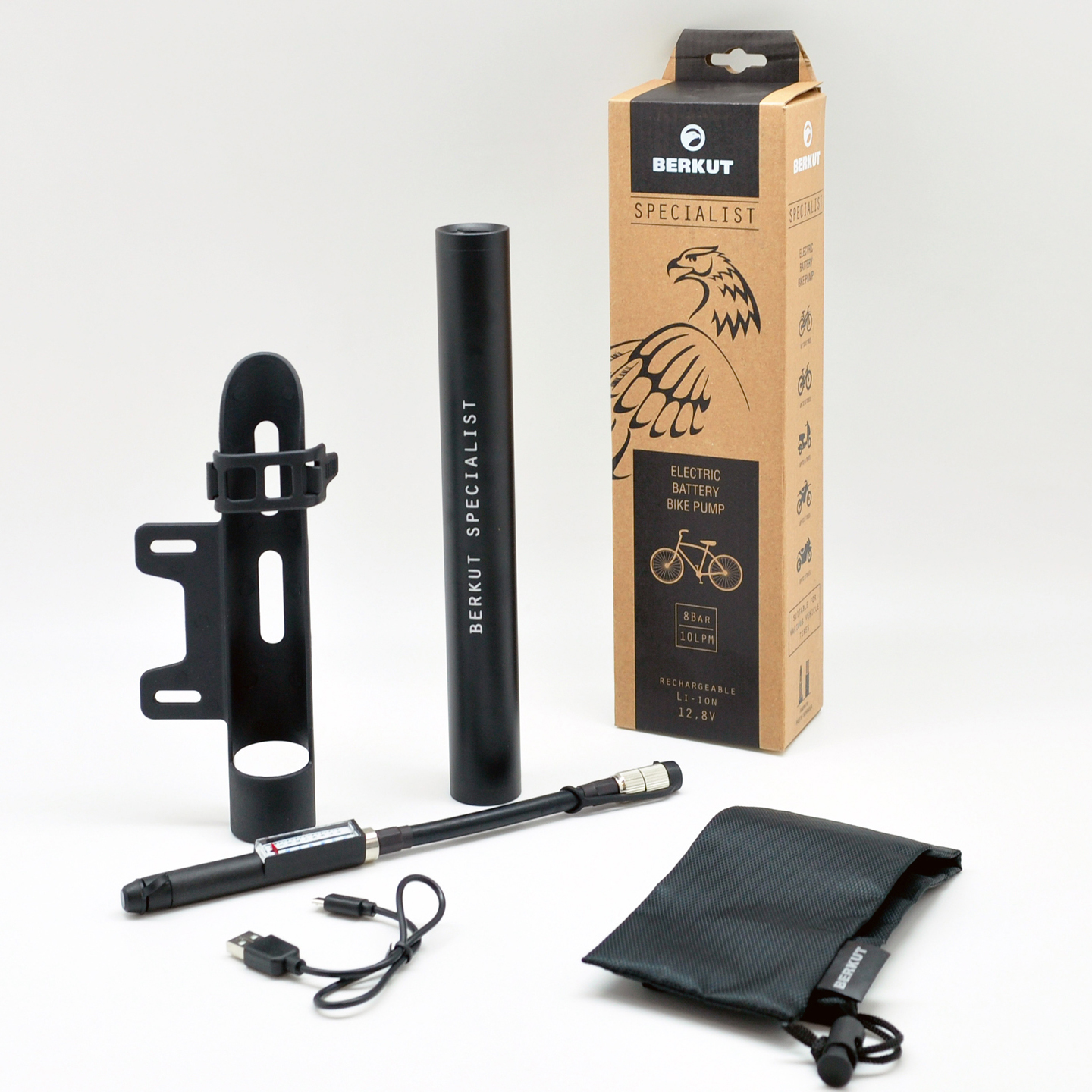 Автомобильные, велосипедные компрессоры.Помпы, насосы. Манометры BERKUT VL-1010