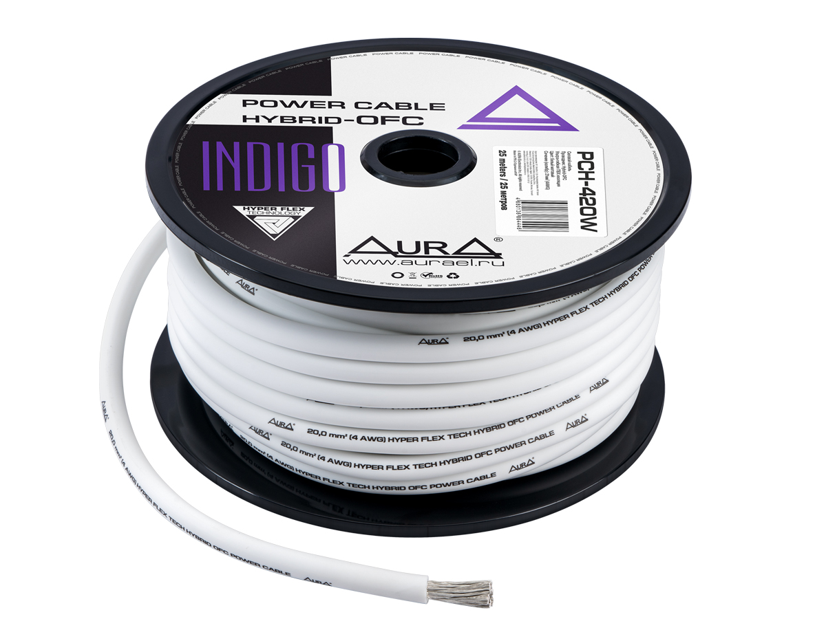 Кабели силовые, разъемы. Крепеж для кабеля. AurA PCH-420W 