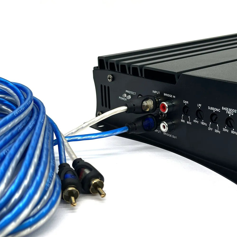 Кабели межблочные (RCA), AUX, HDMI, RCA разъёмы Crystal Car Audio BASE 2RCA-5 