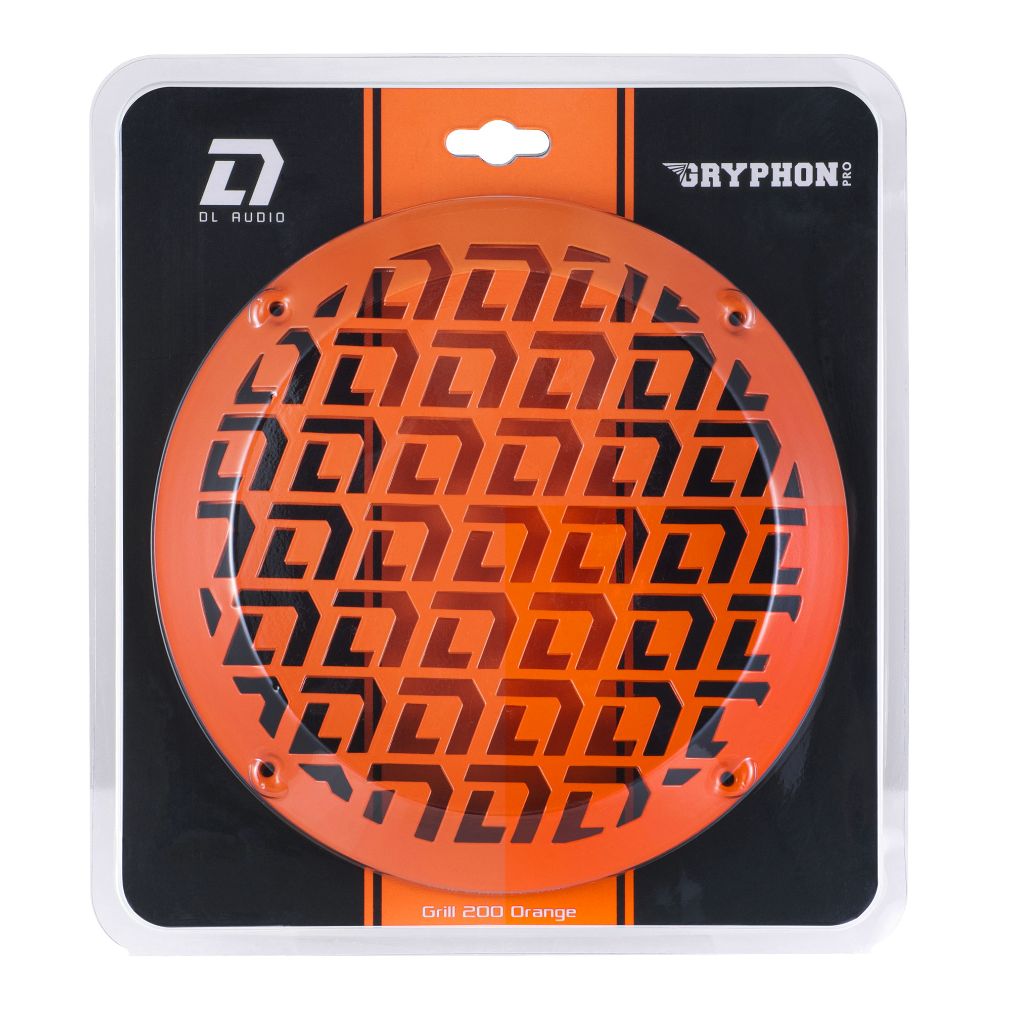 Решетки (сетки) для динамиков. Крепеж для динамиков. DL Audio Gryphon Pro 200 Grill Orange 
