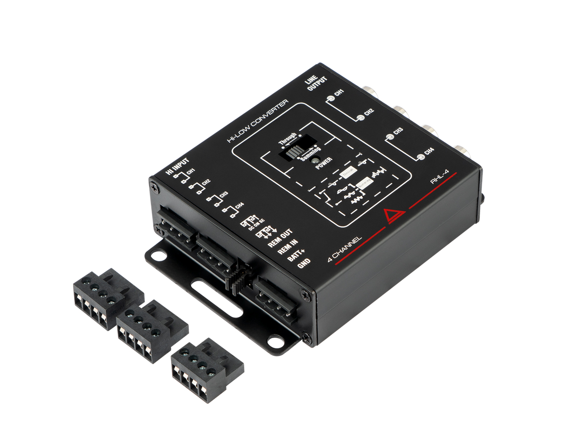 Интерфейсы для подключения усилителей AurA RHL-4 