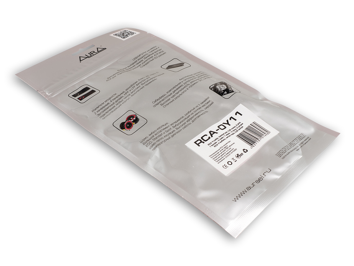 Кабели межблочные (RCA), AUX, HDMI, RCA разъёмы AurA RCA-0Y11 