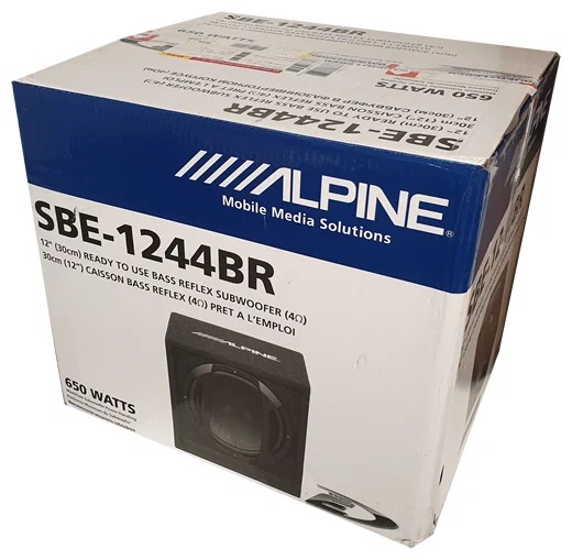 Cабвуферы корпусные пассивные Alpine SBE-1244BR 