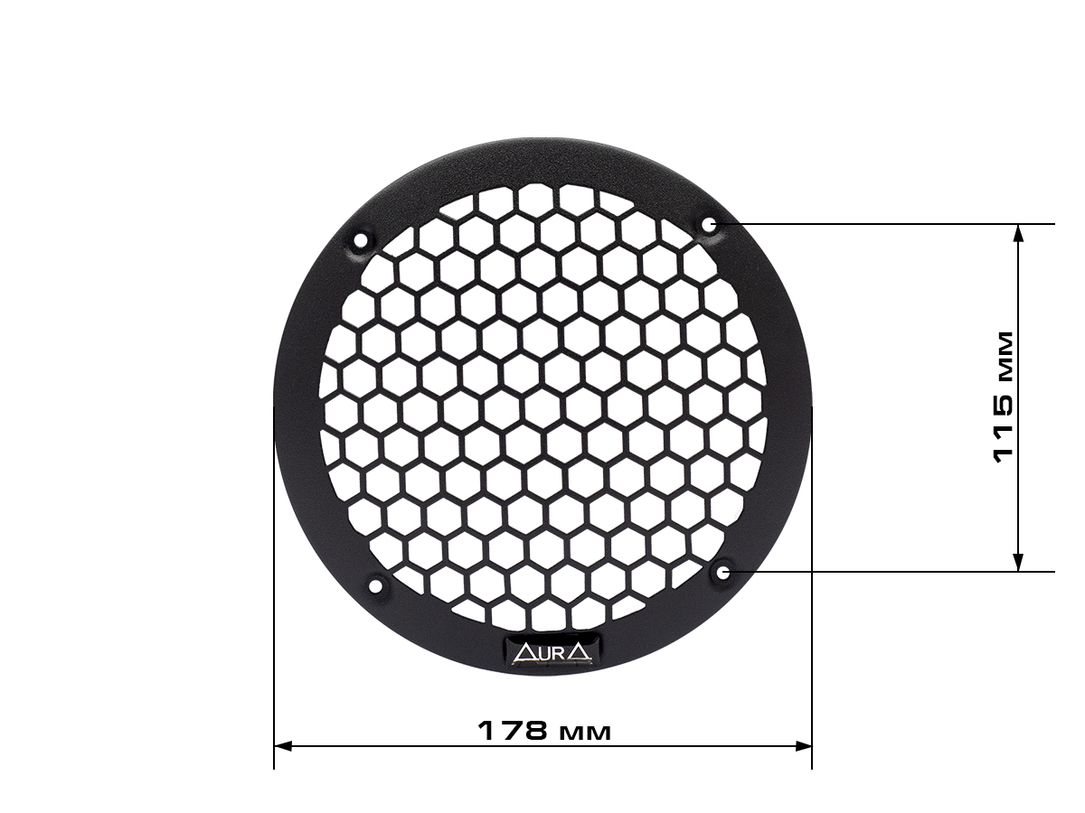 Решетки (сетки) для динамиков. Крепеж для динамиков. AurA WGM-3506 