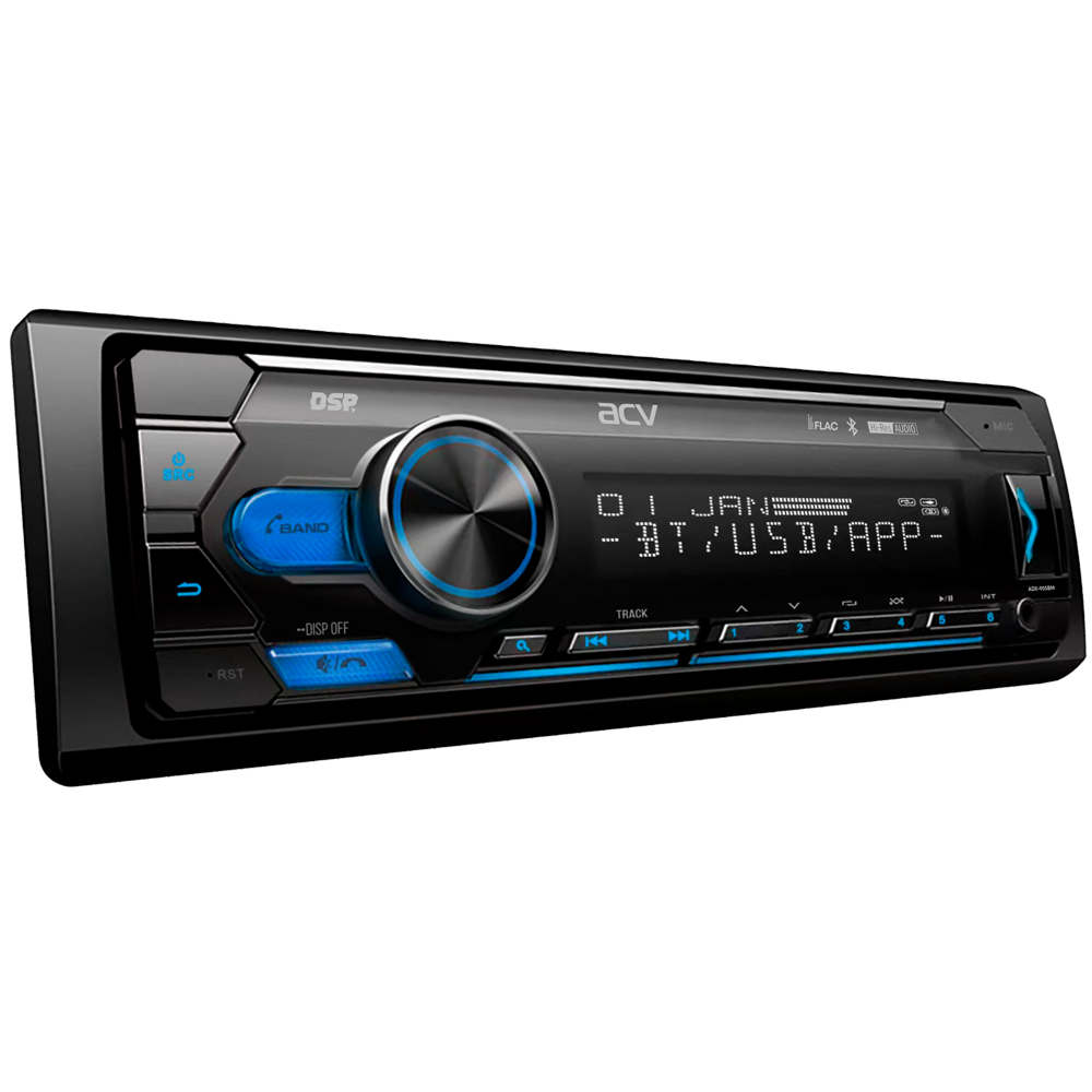 1-DIN USB/SD-ресиверы (без CD) ACV ADX-905BM DSP 