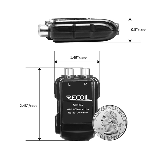 Интерфейсы для подключения усилителей Recoil MLOC2 