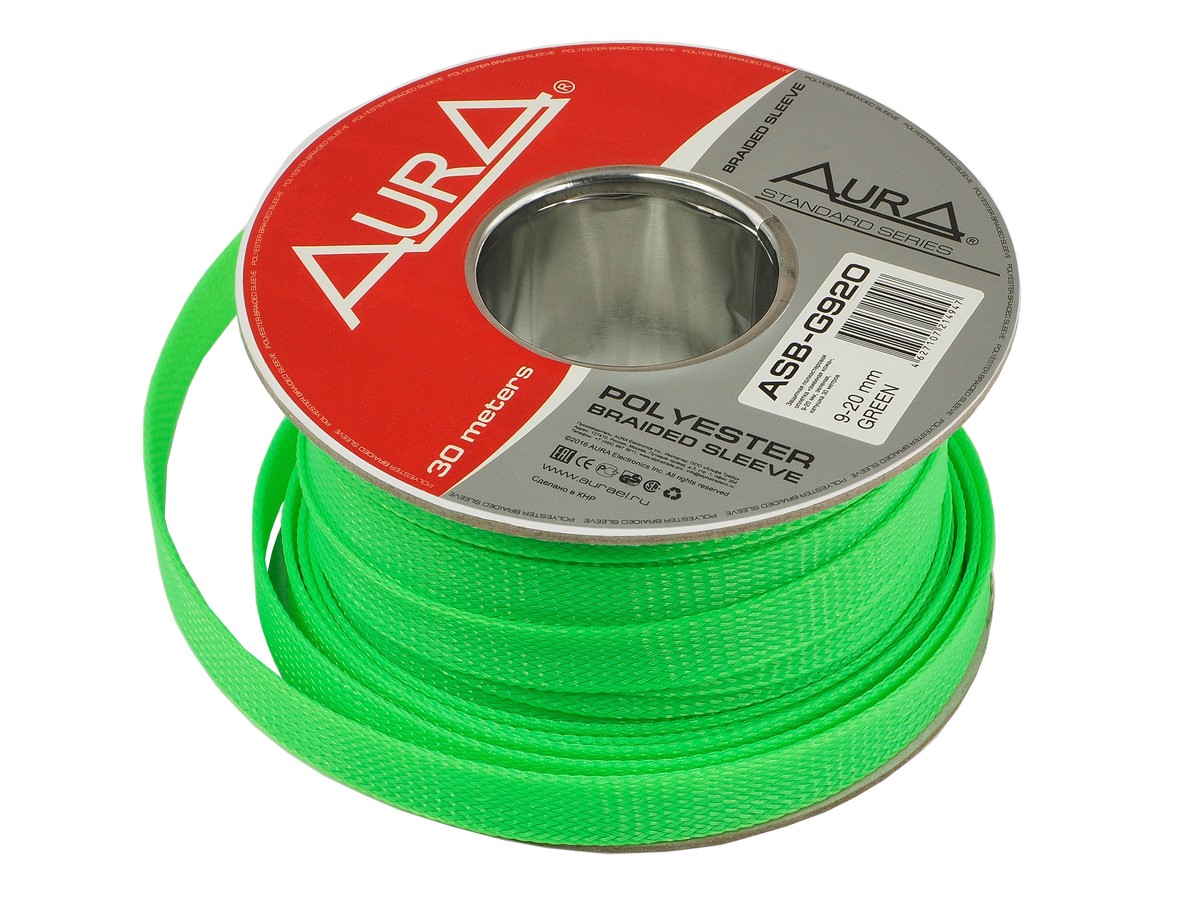 Полиэстеровый рукав (змеиная кожа) AurA ASB-920 GREEN 