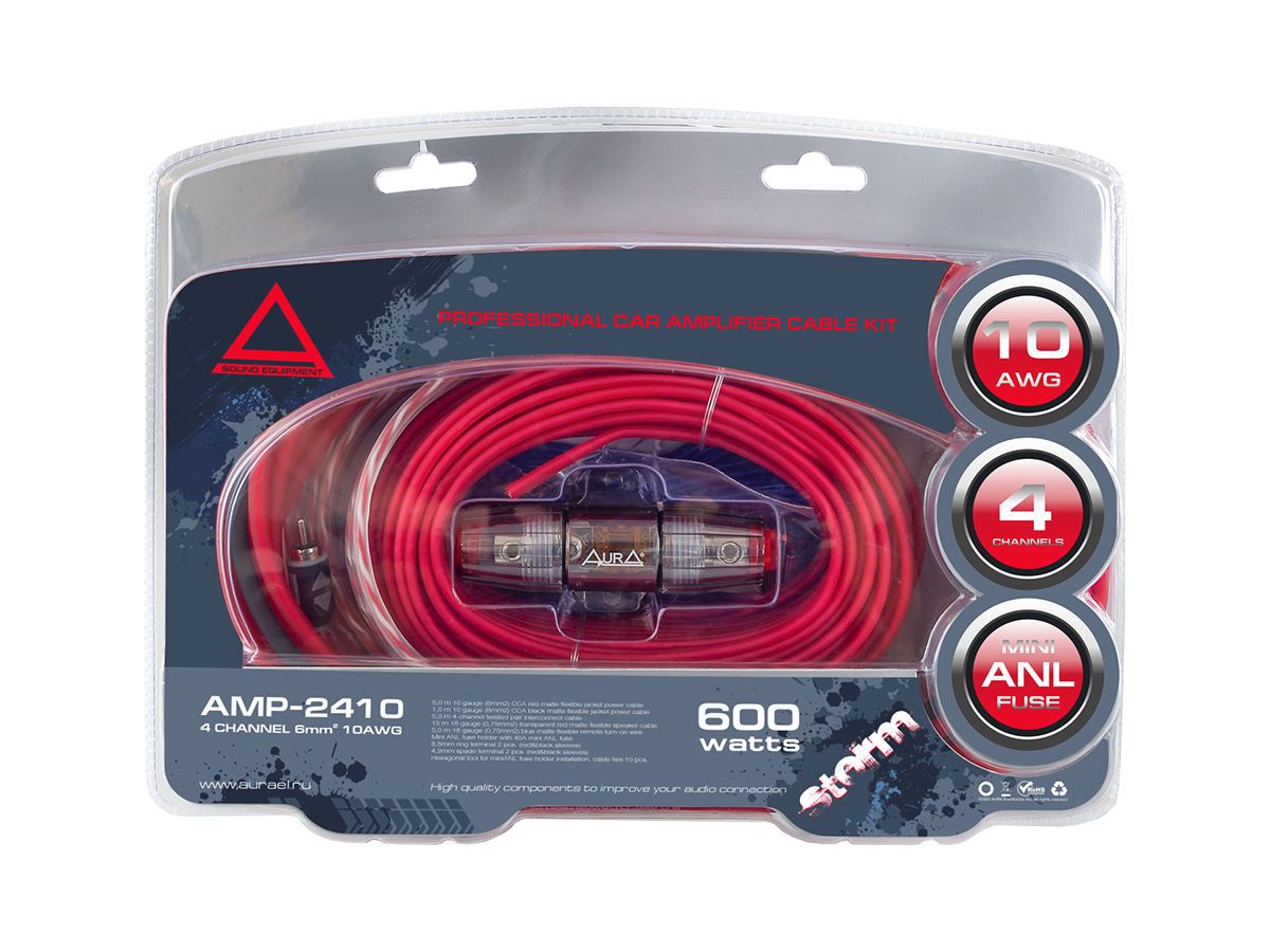 Комплекты проводов AurA AMP-2410 