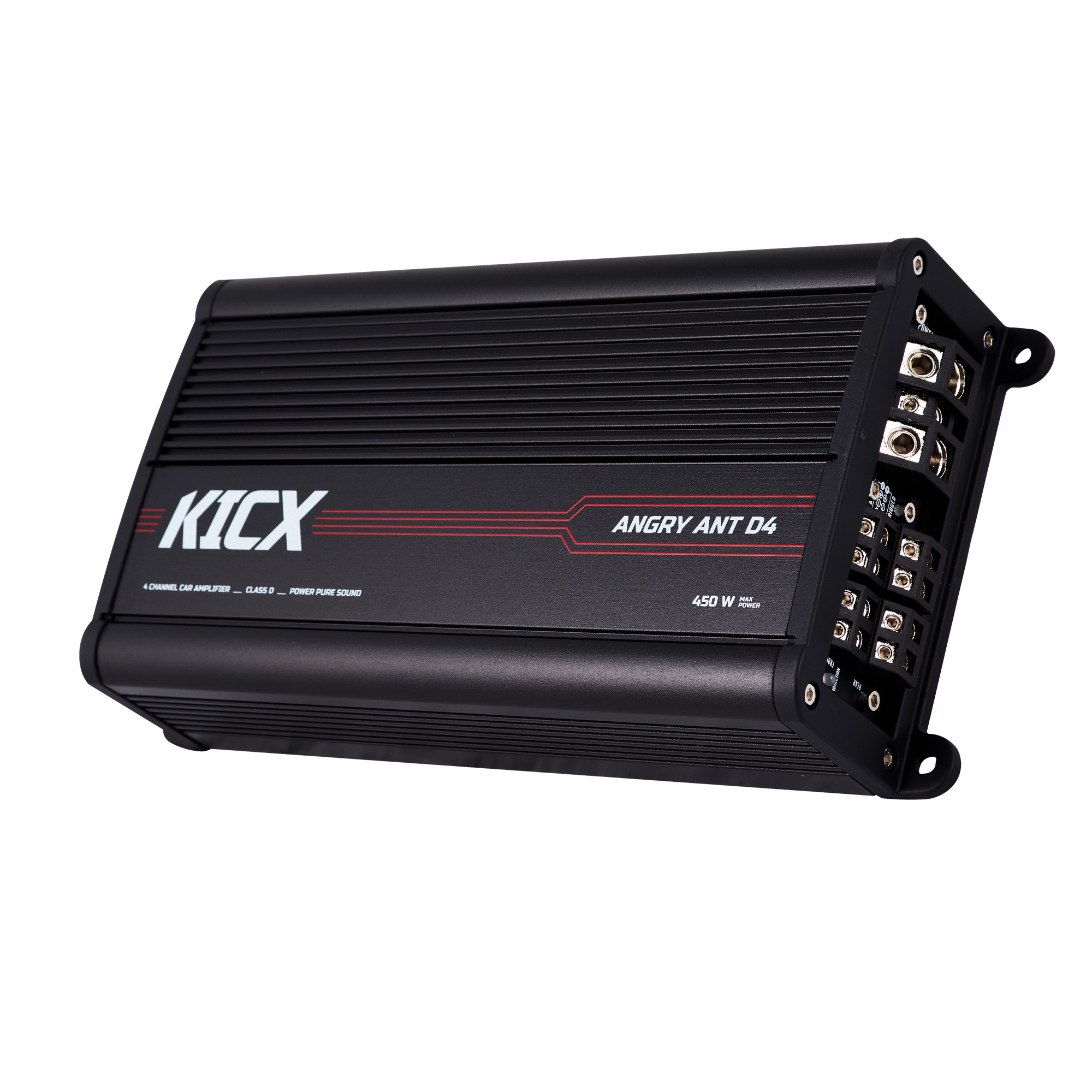 Четырёхканальные усилители KICX Angry Ant D4 