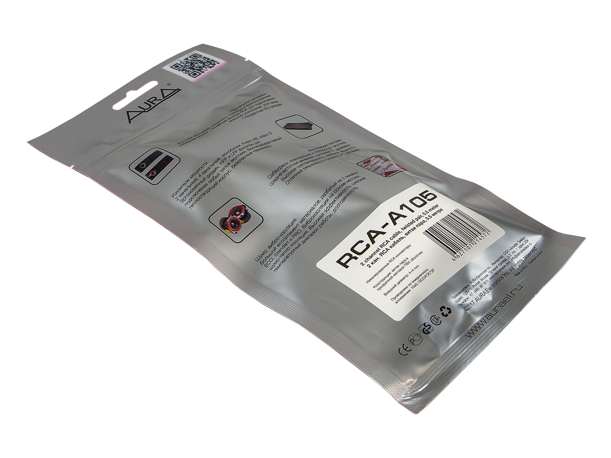 Кабели межблочные (RCA), AUX, HDMI, RCA разъёмы AurA RCA-A105 MkII 