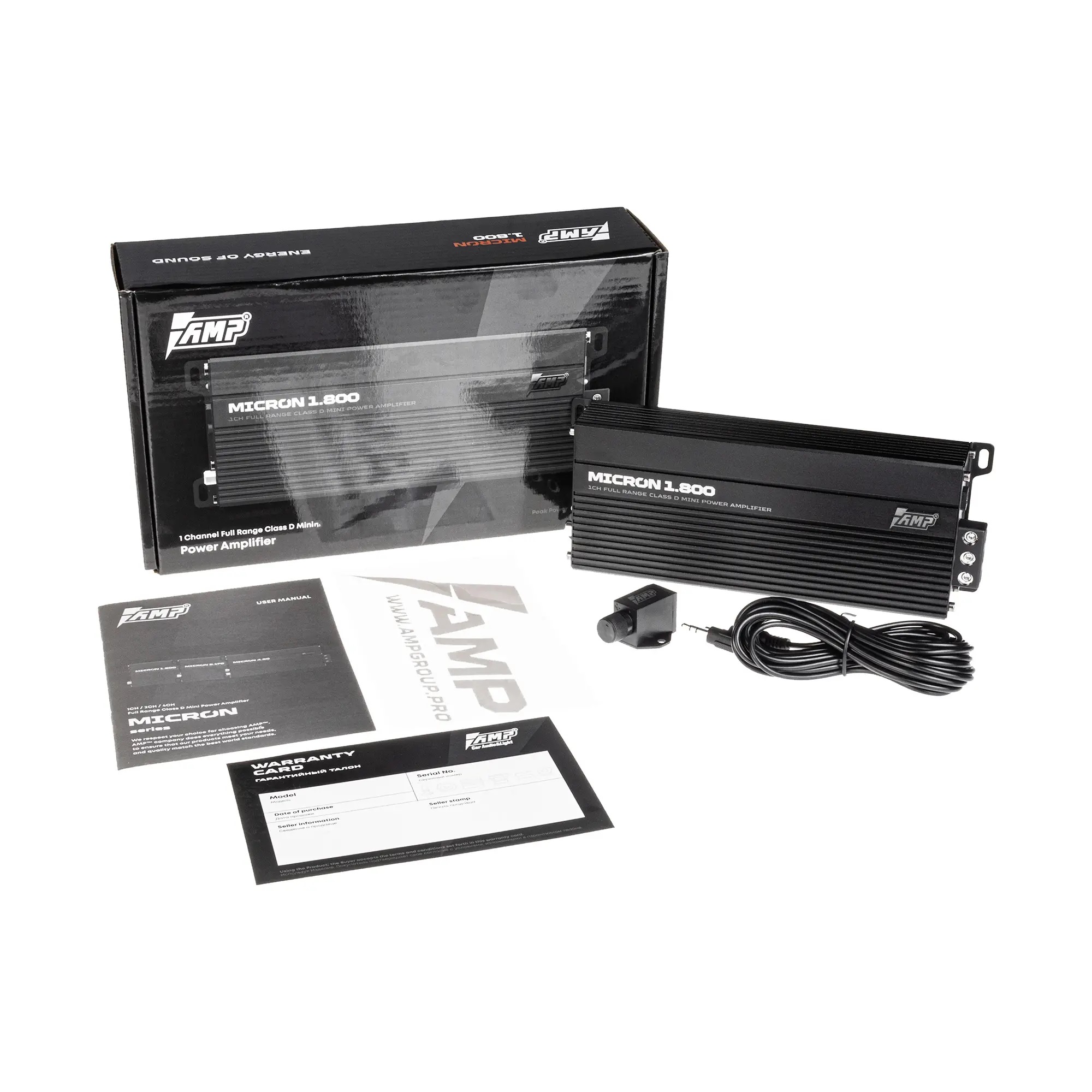 Одноканальные усилители AMP MICRON 1.800 