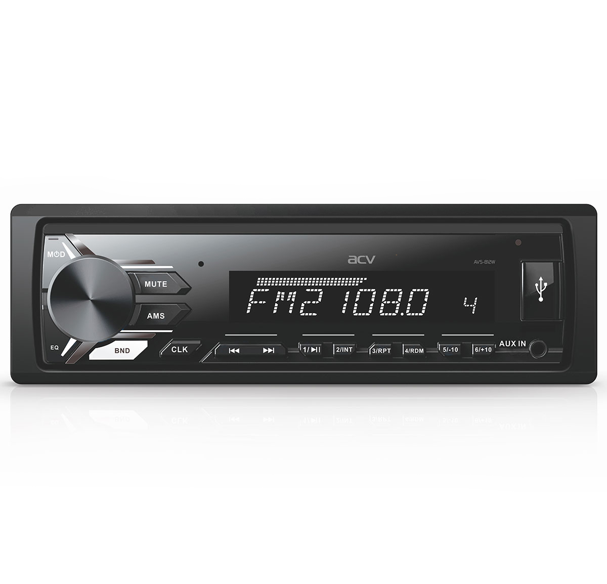 1-DIN USB/SD-ресиверы (без CD) ACV AVS-812W 