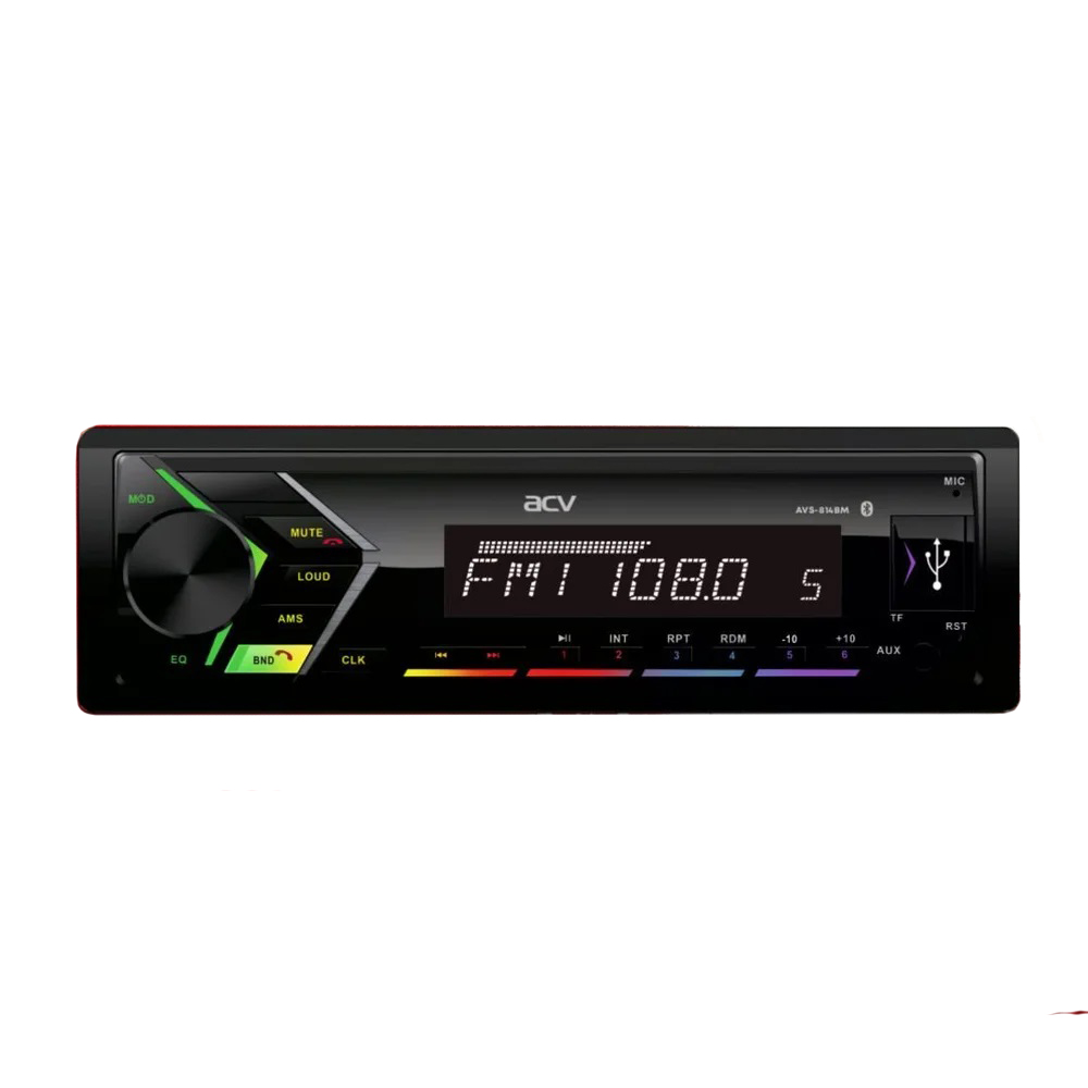1-DIN USB/SD-ресиверы (без CD) ACV AVS-814BM 