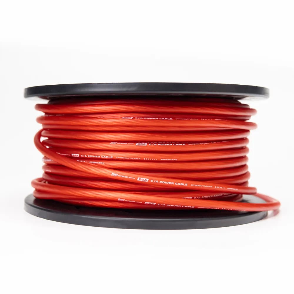 Кабели силовые, разъемы. Крепеж для кабеля. AMP HYBRID 8Ga 