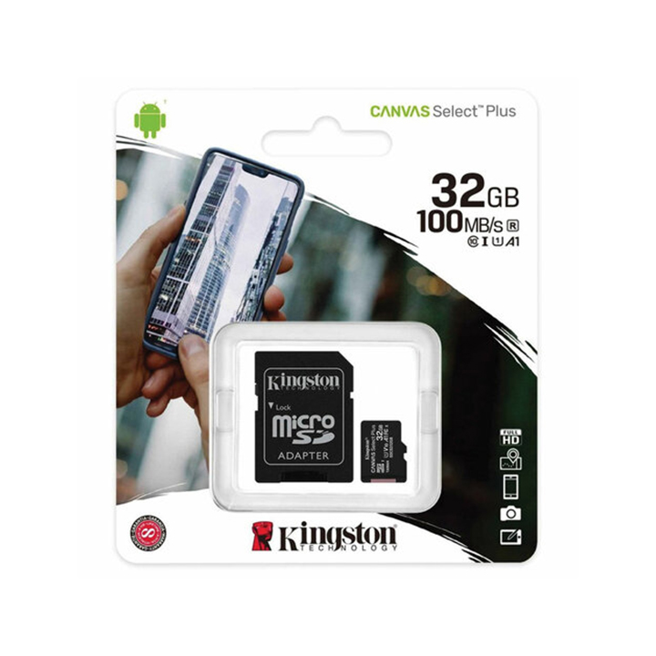 Карты памяти SD Kingston MicroSD 32Gb UHS-I U1