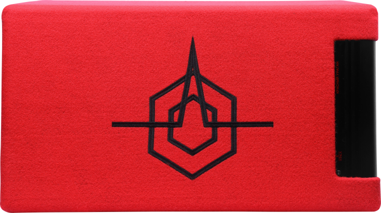 Cабвуферы корпусные активные Ural УРАЛ АС-У12А КРАСНЫЙ 