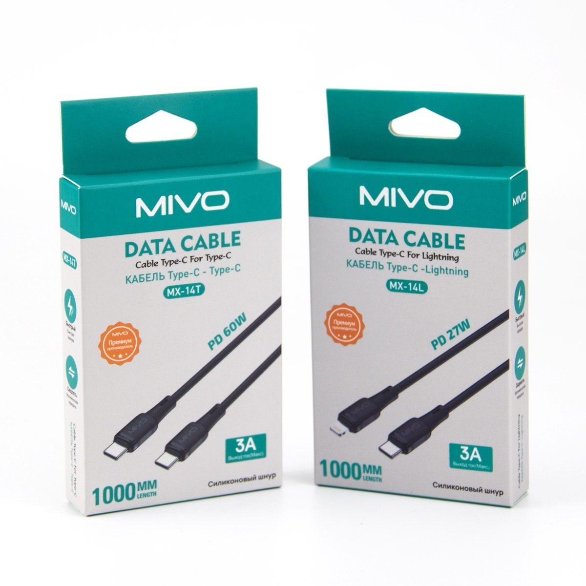 Зарядные устройства для смартфонов, Кабели Mivo MX-14T 