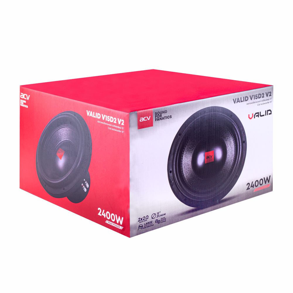 Сабвуферные динамики ACV VALID V15D2 