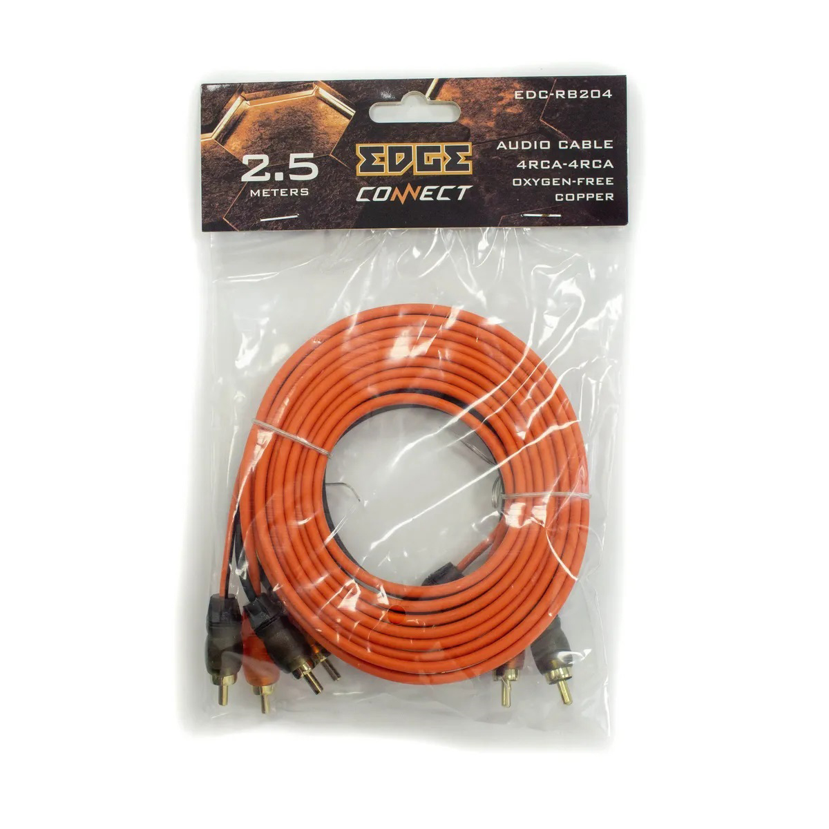 Кабели межблочные (RCA), AUX, HDMI, RCA разъёмы EDGE EDC-RB204 