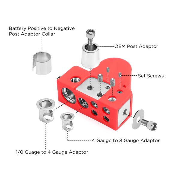 Клеммы аккумуляторные Recoil BTL 