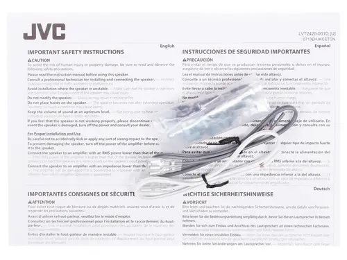 Акустика автомобильная JVC CS-J510X 