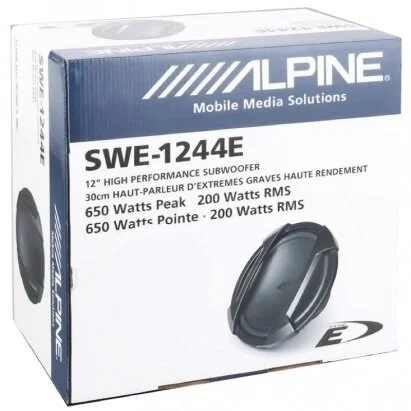 Сабвуферные динамики Alpine SWE-1244E 