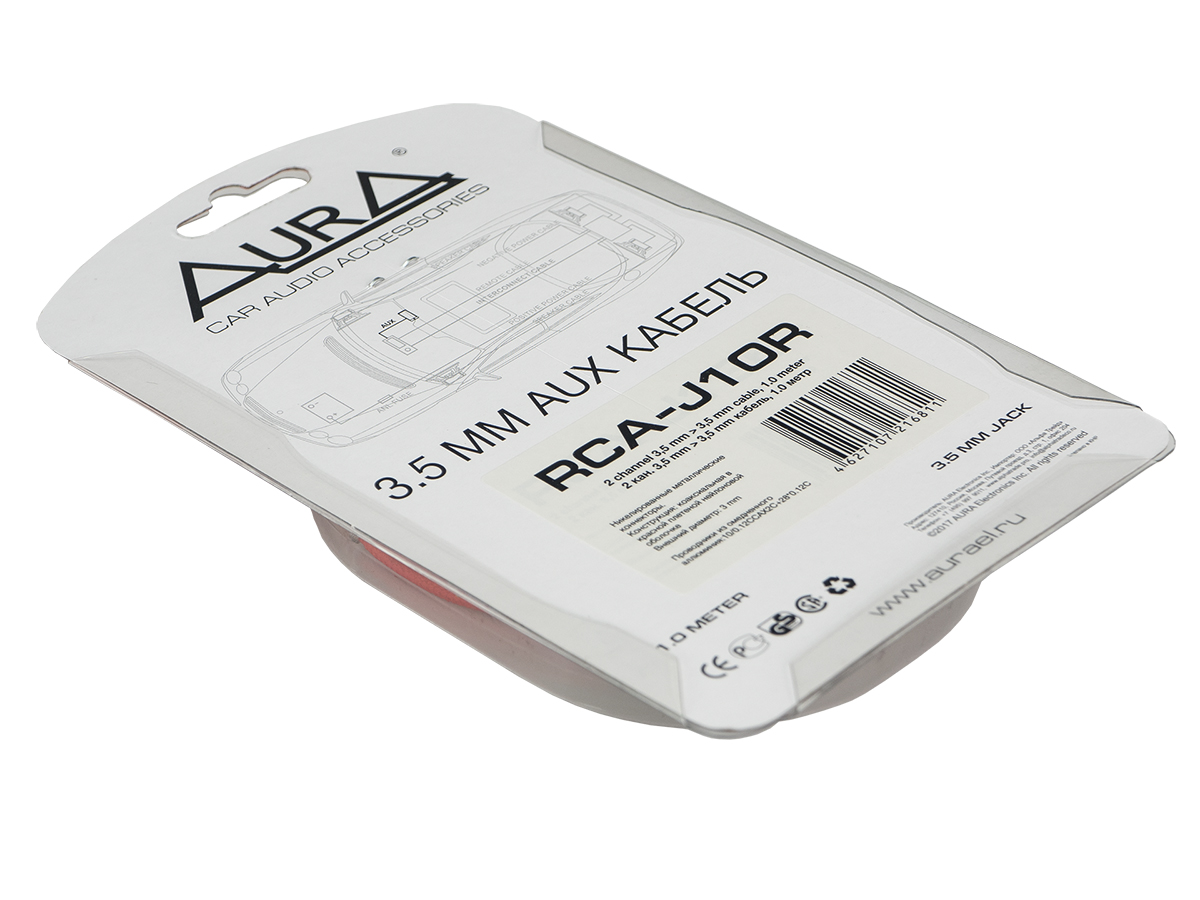 Кабели межблочные (RCA), AUX, HDMI, RCA разъёмы AurA RCA-J10R 