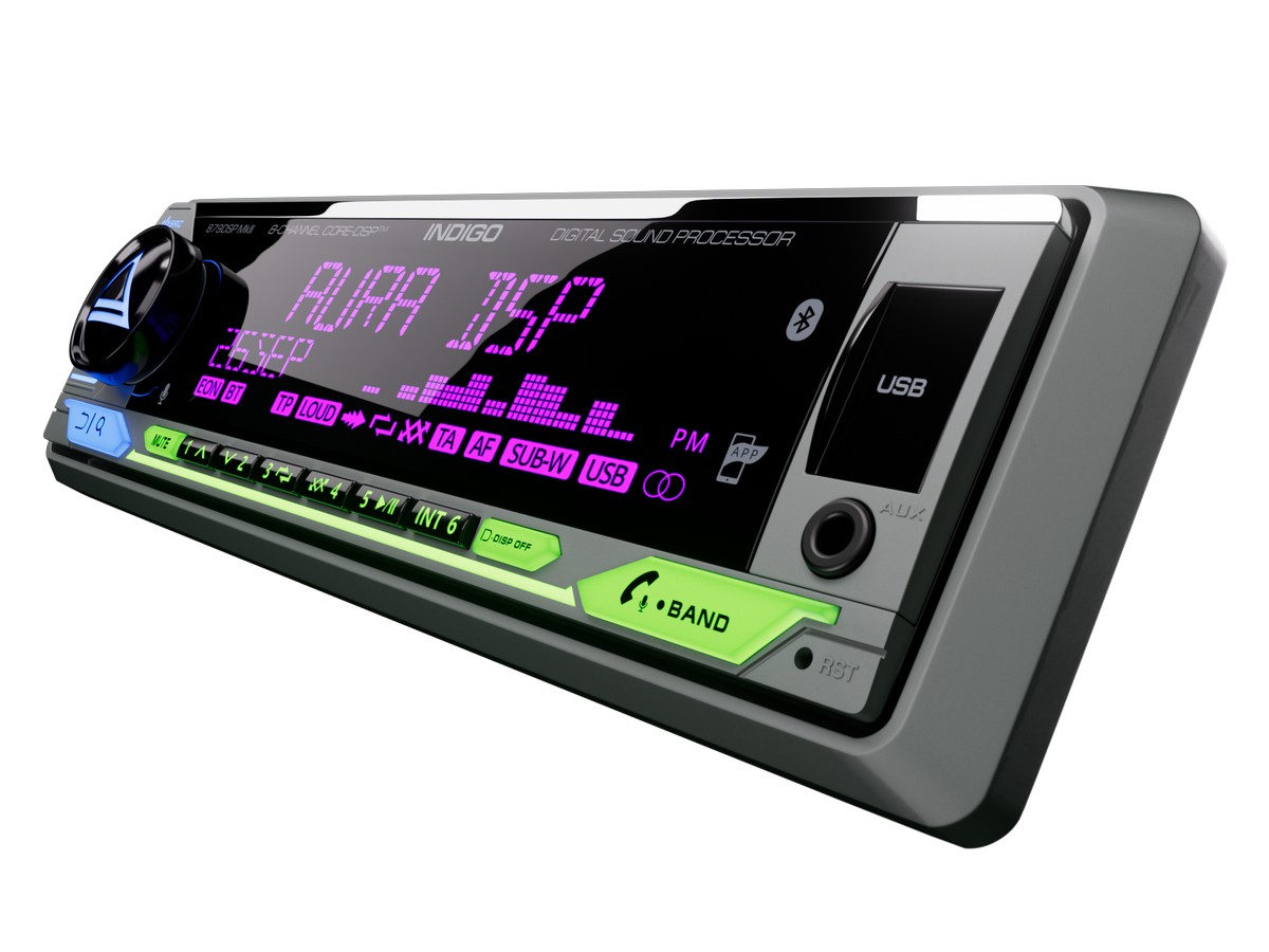 1-DIN USB/SD-ресиверы (без CD) AurA INDIGO-879DSP MkII 