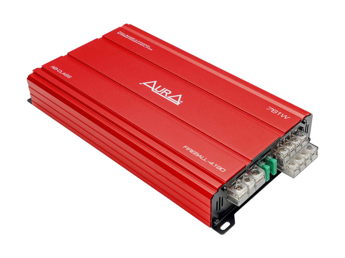 Четырёхканальные усилители AurA FIREBALL-4.190 