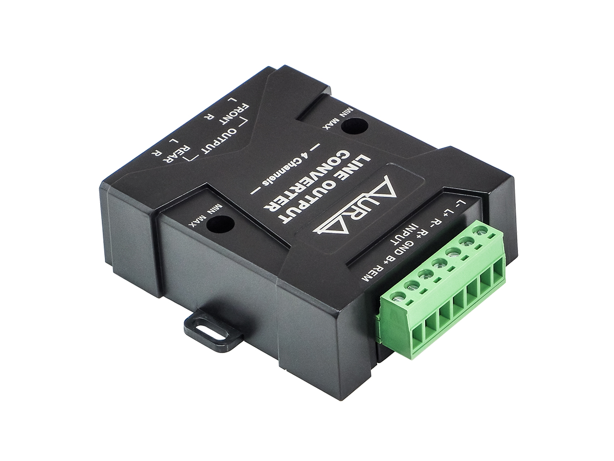 Интерфейсы для подключения усилителей AurA RHL-0604 