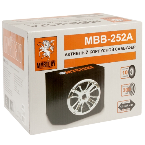 Cабвуферы корпусные активные Mystery MBB-252A 