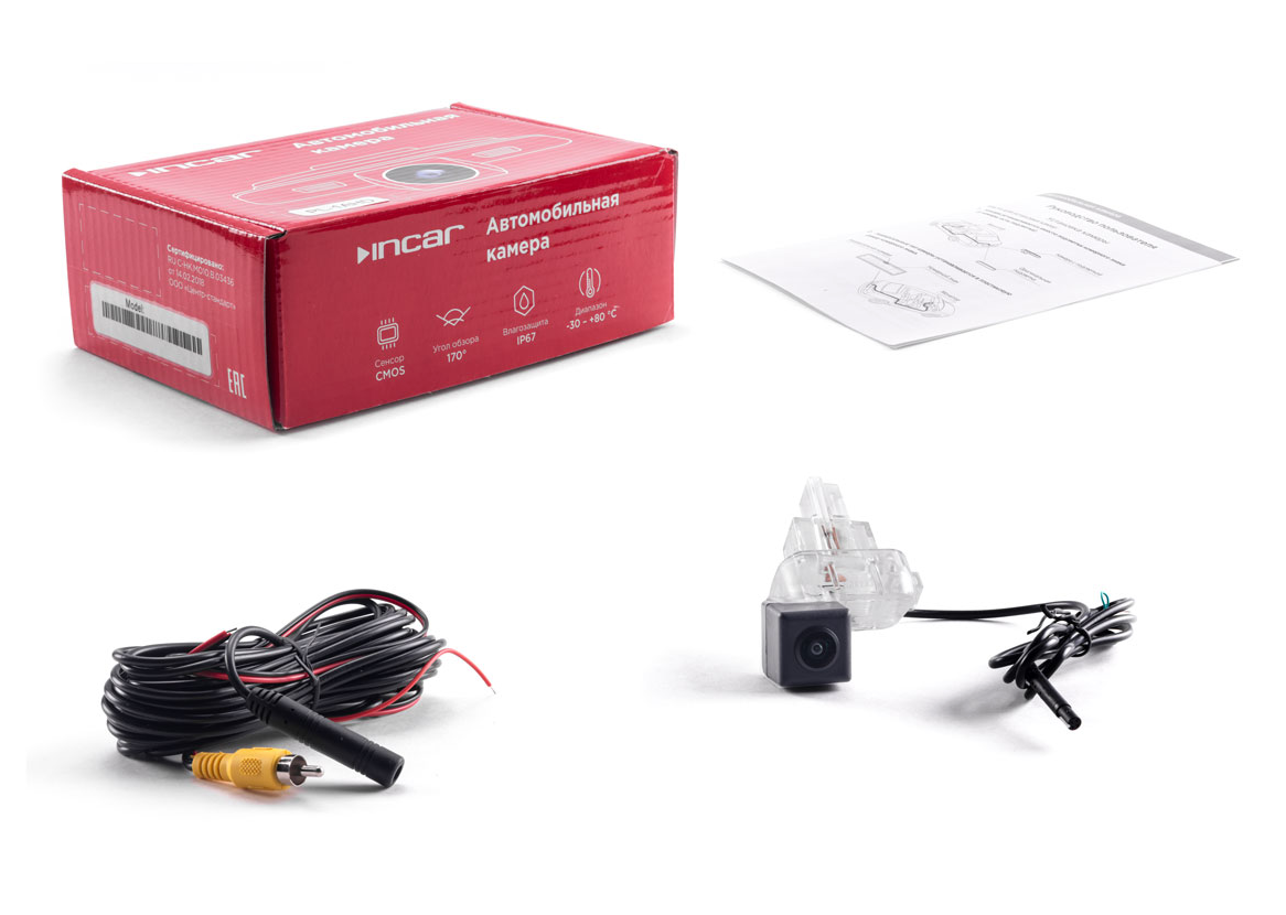 Штатные видеокамеры заднего вида для иномарок Camera Mazda Incar VDC-034FHD 