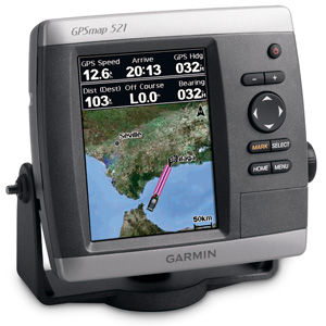 Морские GPS навигаторы и картплоттеры Garmin GPSMAP 521 