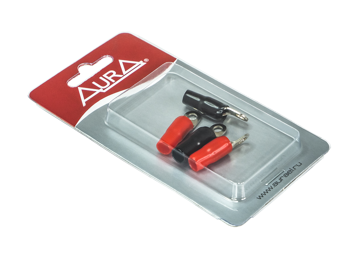 Клеммы акустические, силовые, коннекторы, гильзы AurA ACN-R104 