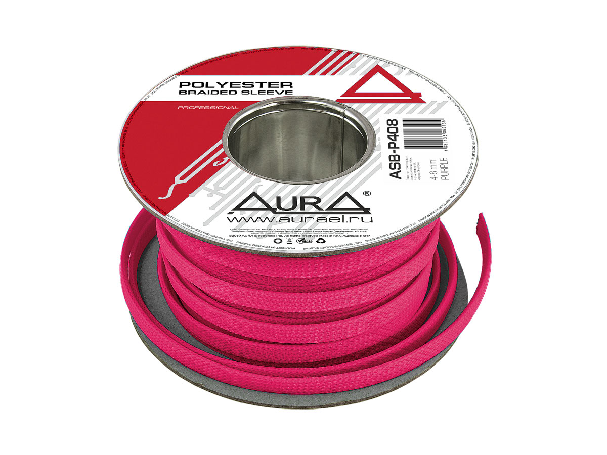 Полиэстеровый рукав (змеиная кожа) AurA ASB-408 PINK 