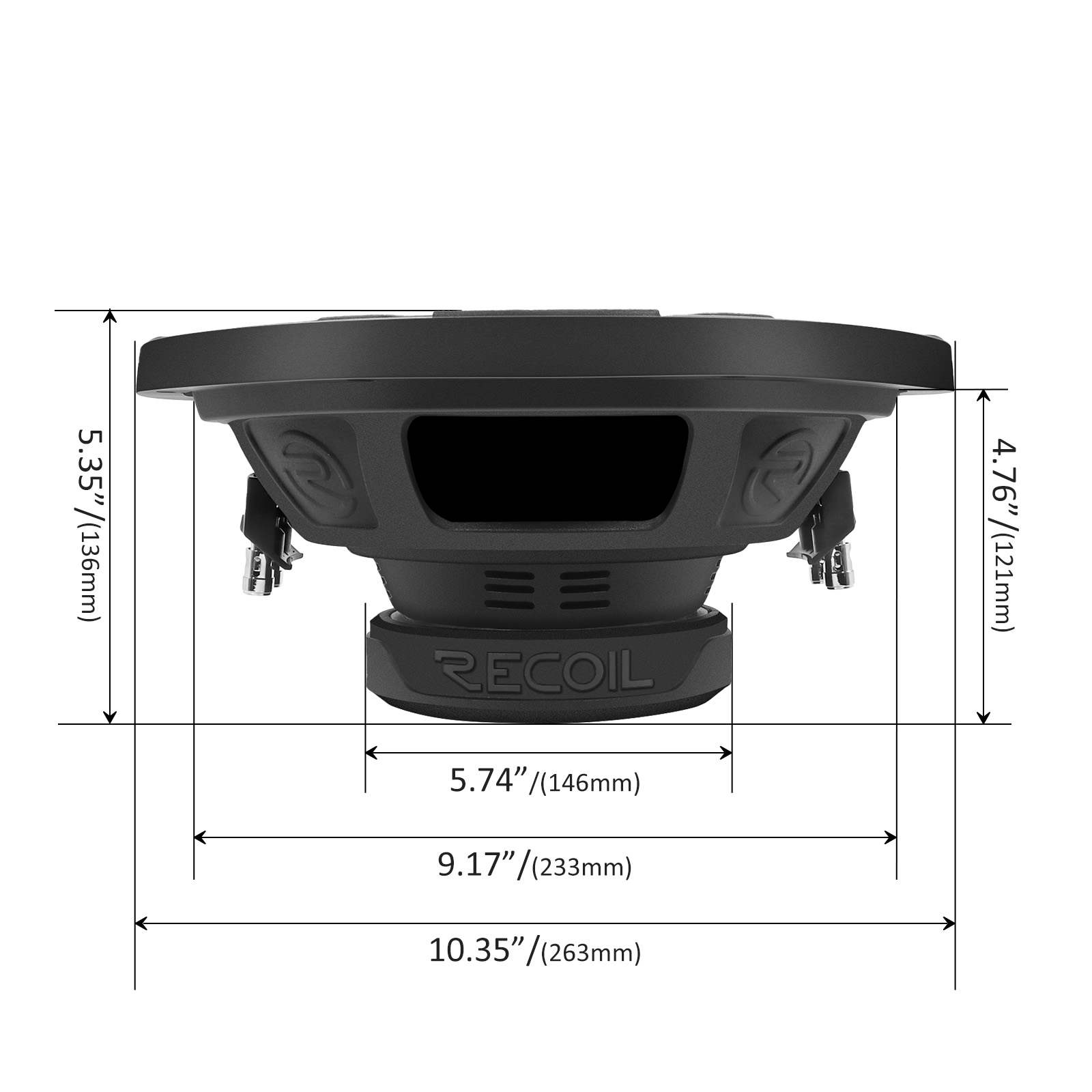 Сабвуферные динамики Recoil RW10D4 