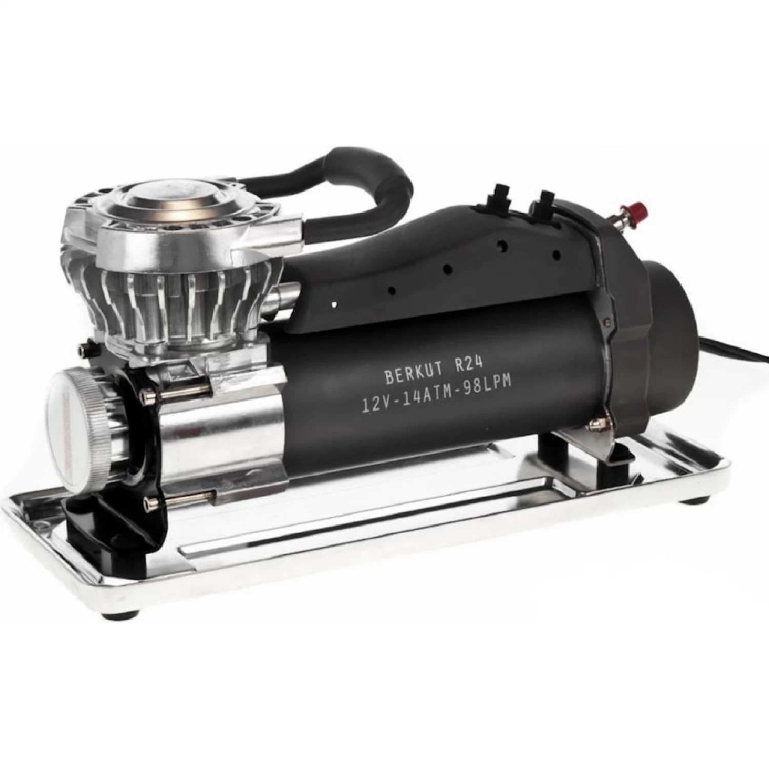 Автомобильные, велосипедные компрессоры.Помпы, насосы. Манометры BERKUT R-24