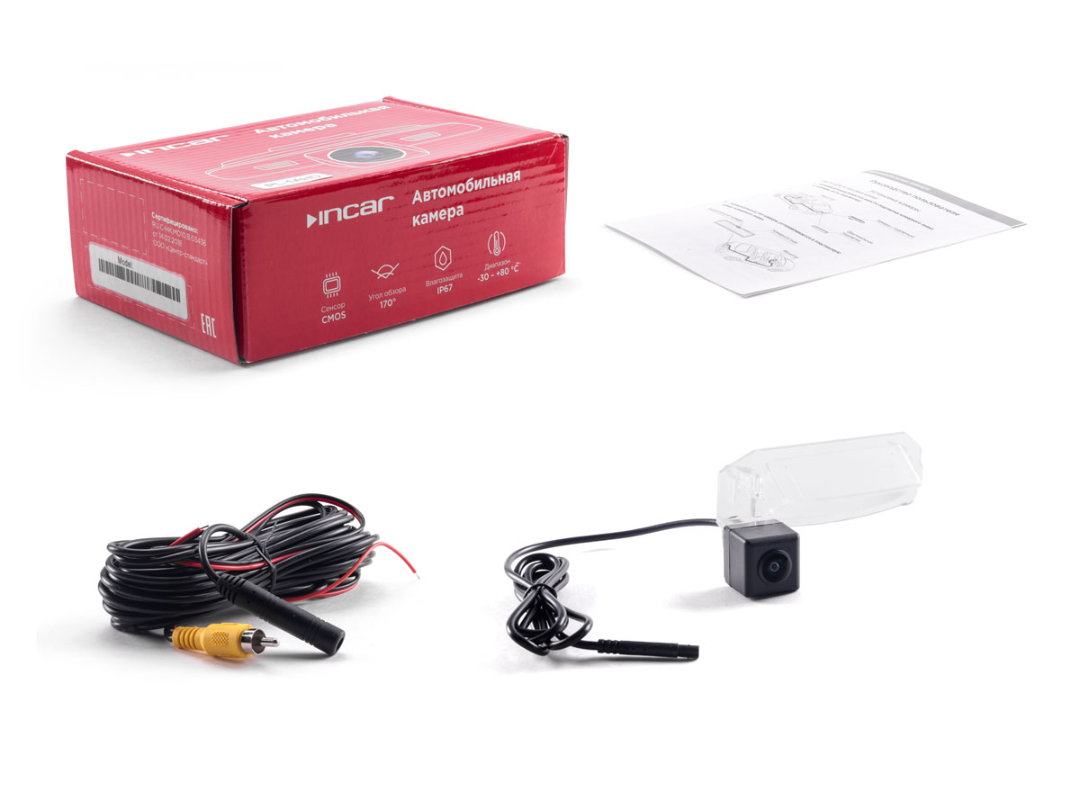 Штатные видеокамеры заднего вида для иномарок Camera Mitsubishi Incar VDC-125AHD 