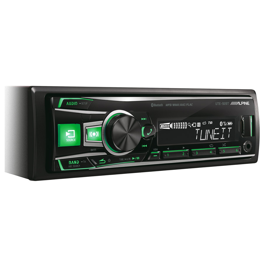 1-DIN USB/SD-ресиверы (без CD) Alpine UTE-92BT 