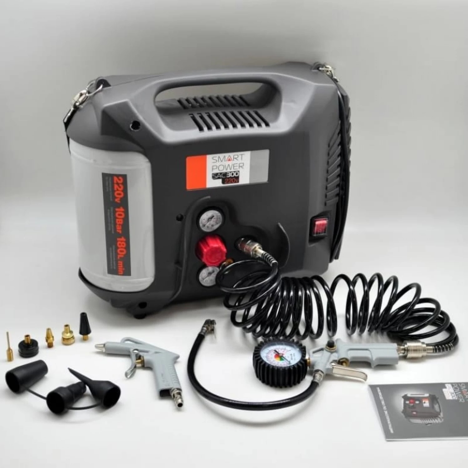 Автомобильные, велосипедные компрессоры.Помпы, насосы. Манометры BERKUT SAC-300