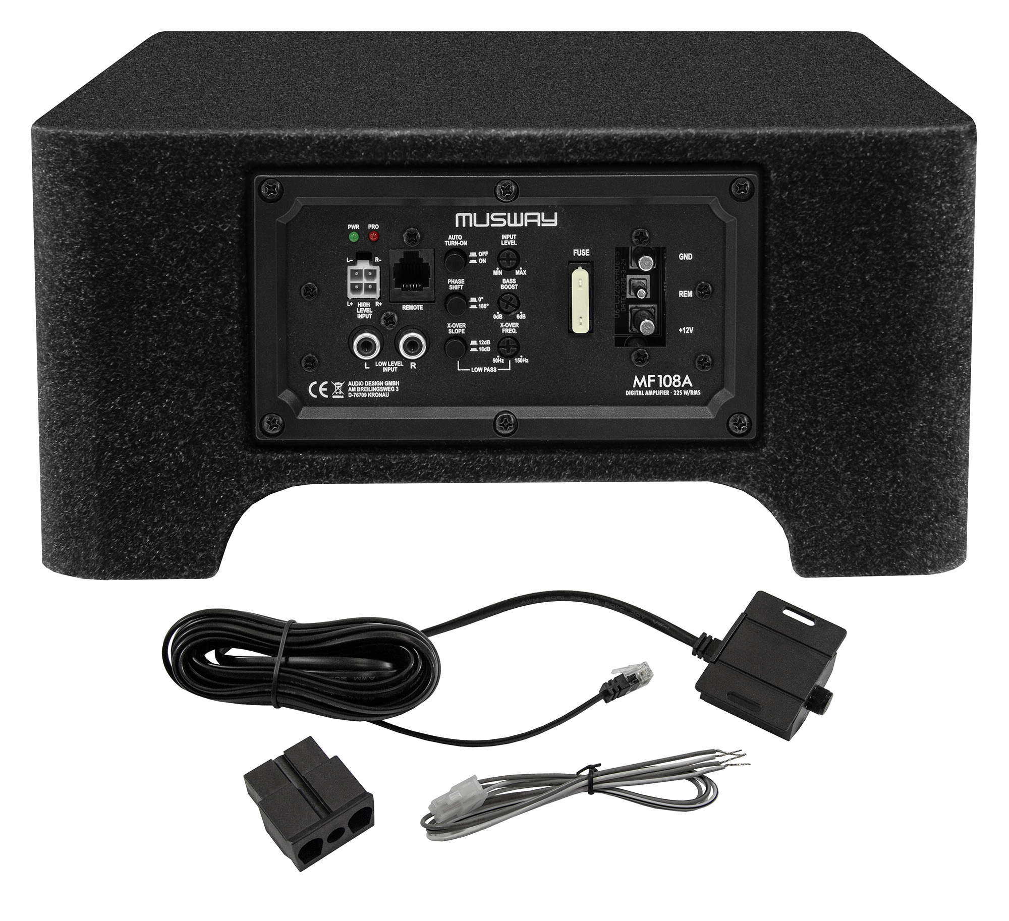 Cабвуферы корпусные активные MUSWAY MF108A 