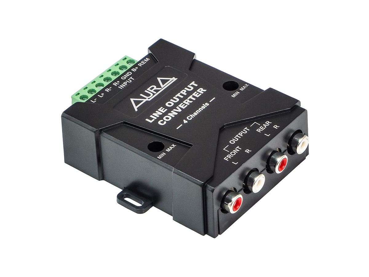Интерфейсы для подключения усилителей AurA RHL-0604 