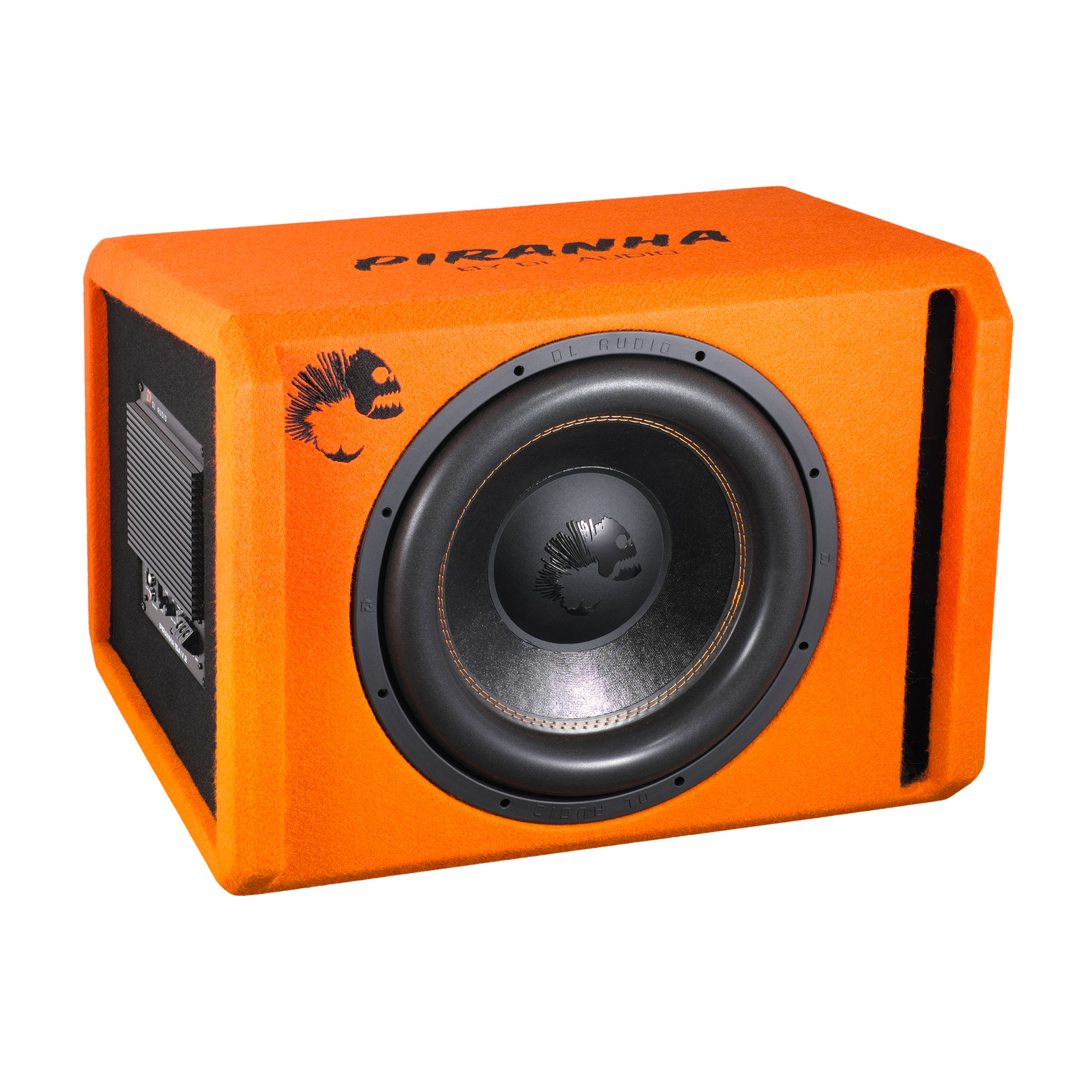 Cабвуферы корпусные активные DL Audio Piranha 15A V2 Orange 