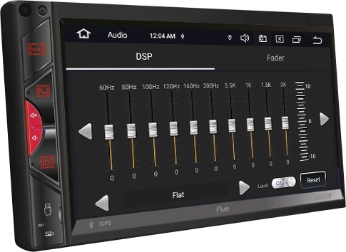 2-DIN ресиверы с навигацией FIVE F730A 