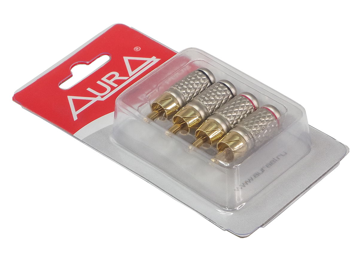 Кабели межблочные (RCA), AUX, HDMI, RCA разъёмы AurA RCA-P602 