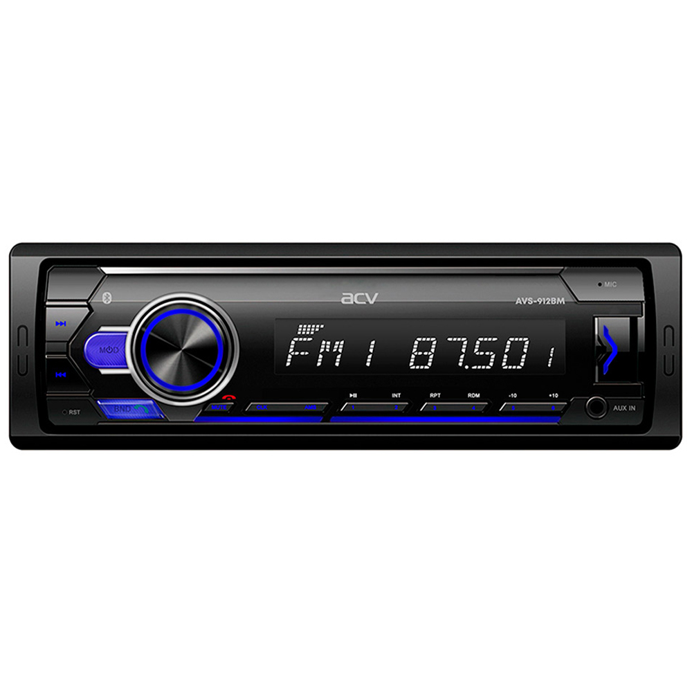 1-DIN USB/SD-ресиверы (без CD) ACV AVS-912BM 