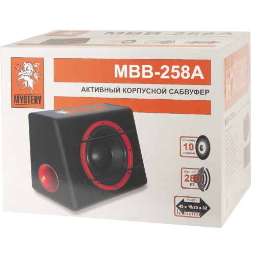 Cабвуферы корпусные активные Mystery MBB-258A 